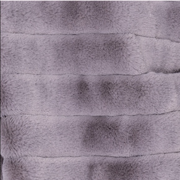 🌙Luna Edge To Edge Collarless Vegan Faux Fur Coat - Picture 8 of 11